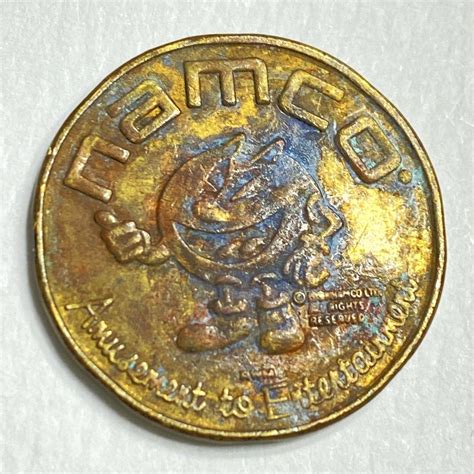 pac man coin|namco amusement to entertainment coin.